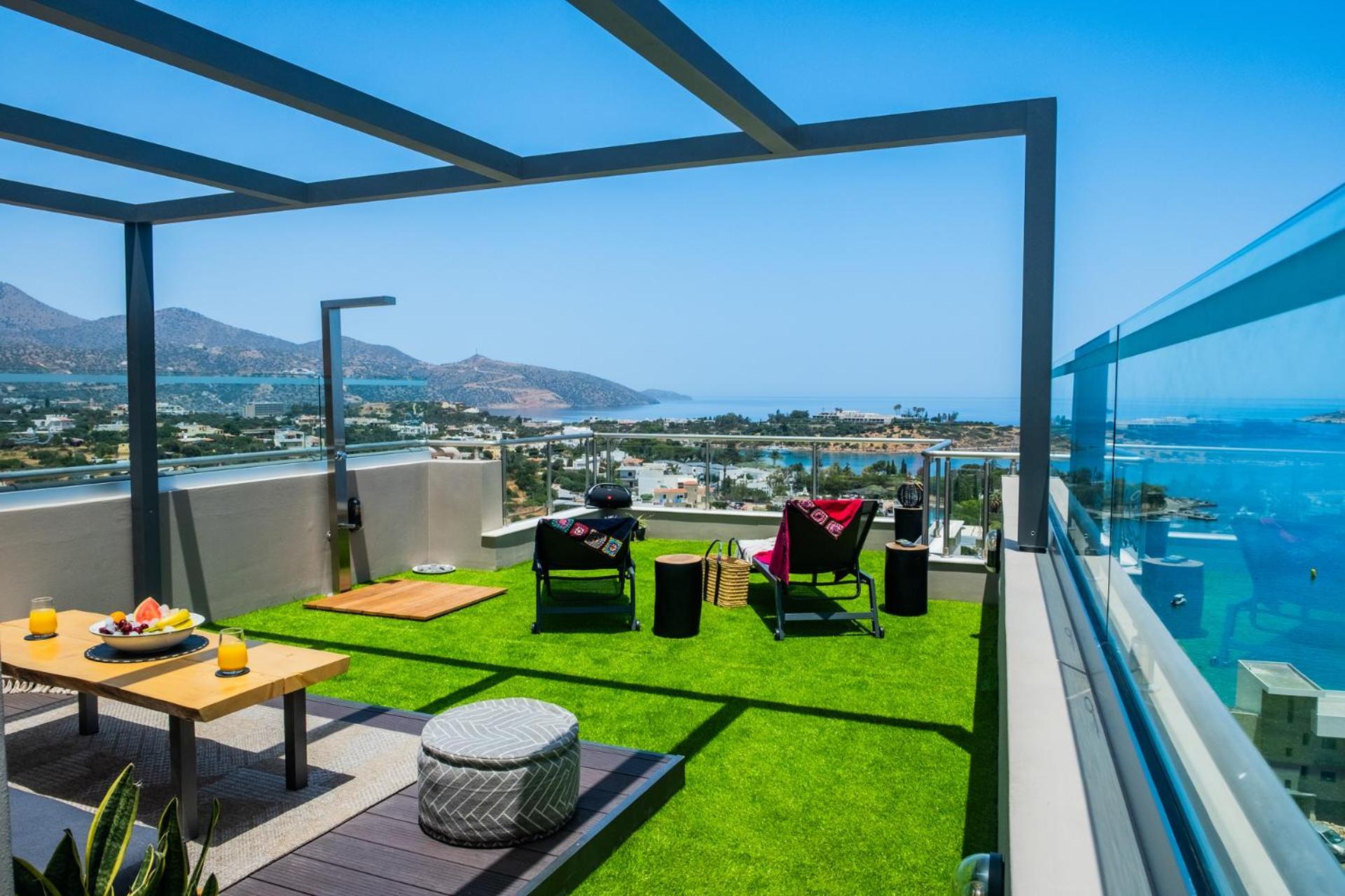 Апартаменти Thea Panoramic Sea View Айос-Ніколаос Екстер'єр фото