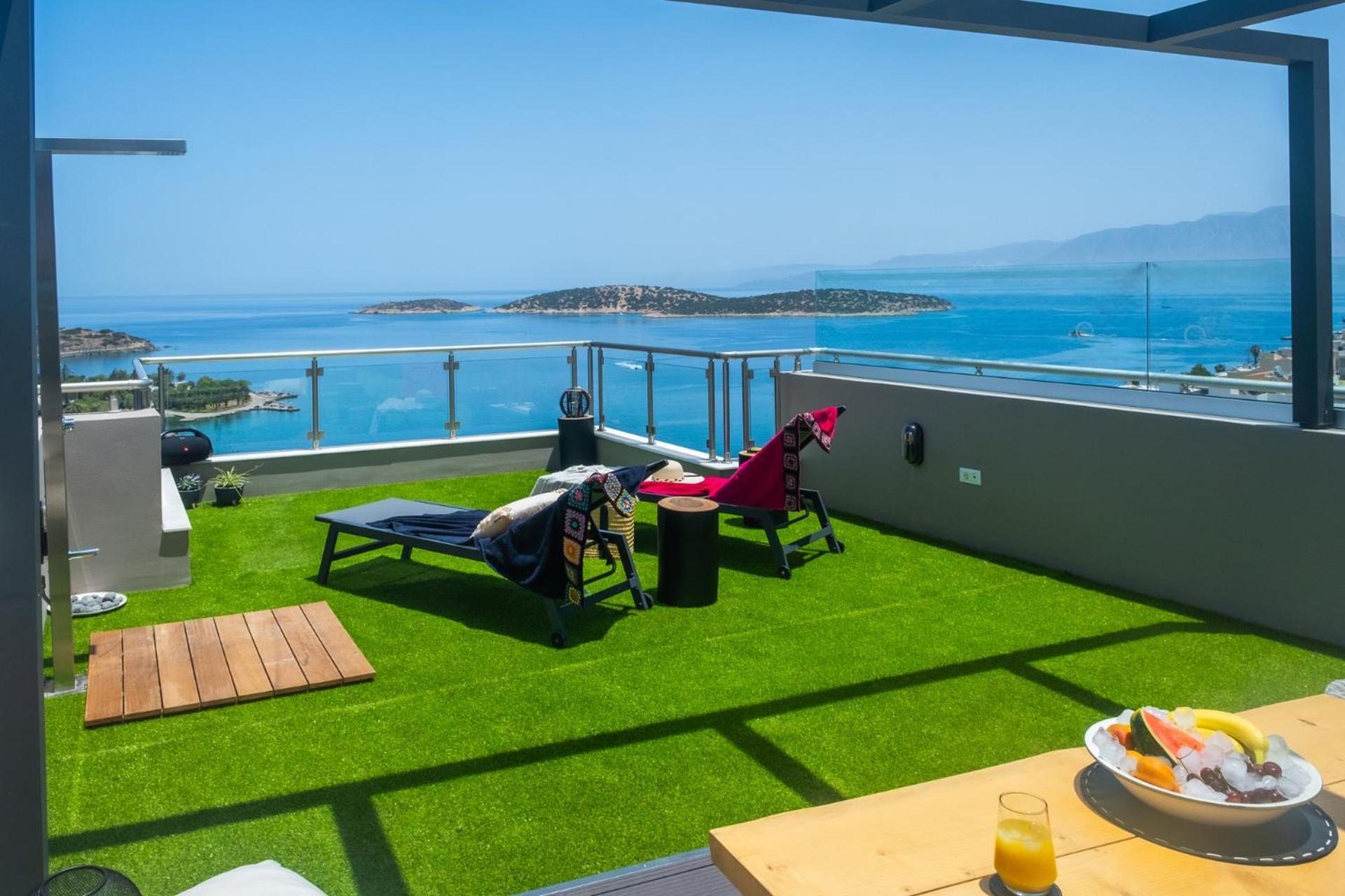 Апартаменти Thea Panoramic Sea View Айос-Ніколаос Екстер'єр фото